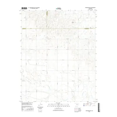 2016 Map of Porcupine Butte, 2016 Print