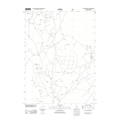 2012 Map of Porcupine Butte, 2012 Print