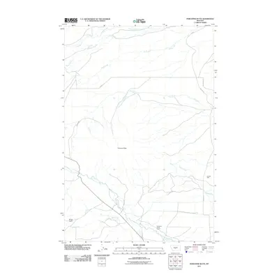 2011 Map of Porcupine Butte, 2011 Print