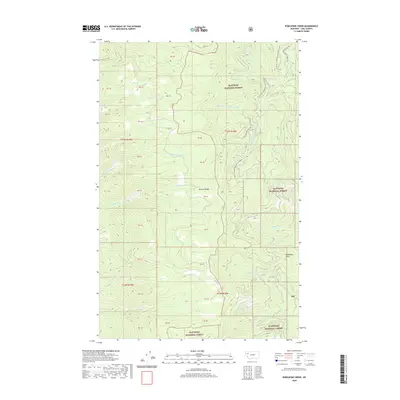 2020 Map of Porcupine Creek, 2020 Print