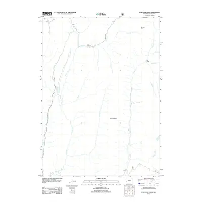 2012 Map of Porcupine Creek, 2012 Print