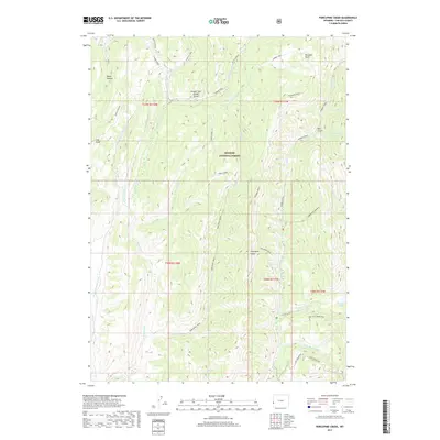 2017 Map of Porcupine Creek, 2017 Print