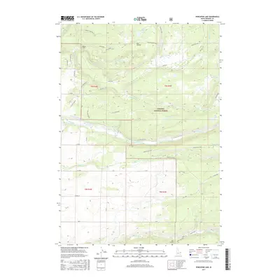 2017 Map of Porcupine Lake, 2017 Print
