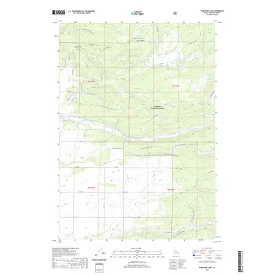 2020 Map of Porcupine Lake, 2020 Print