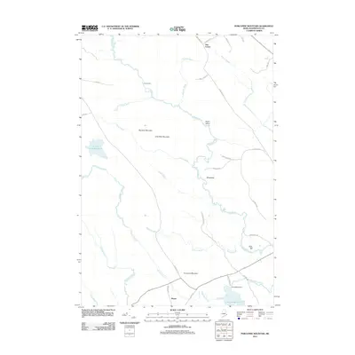 2011 Map of Porcupine Mountain, 2011 Print