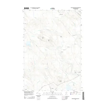 2014 Map of Porcupine Mountain, 2014 Print