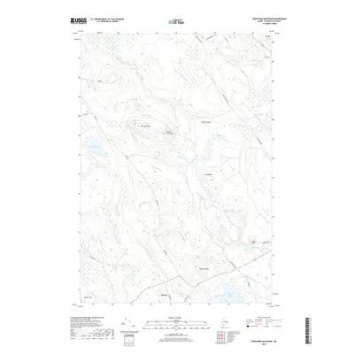 2018 Map of Porcupine Mountain, 2018 Print