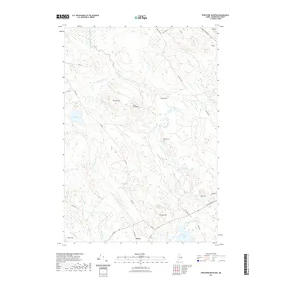 2021 Map of Porcupine Mountain, 2021 Print