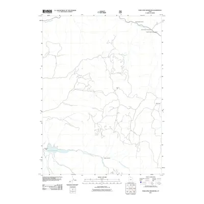 2011 Map of Porcupine Reservoir, 2011 Print