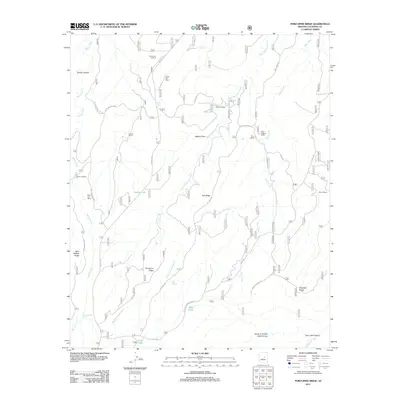 2011 Map of Porcupine Ridge, 2011 Print