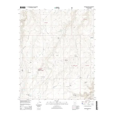 2014 Map of Porcupine Ridge, 2014 Print