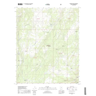 2018 Map of Porcupine Ridge, 2018 Print