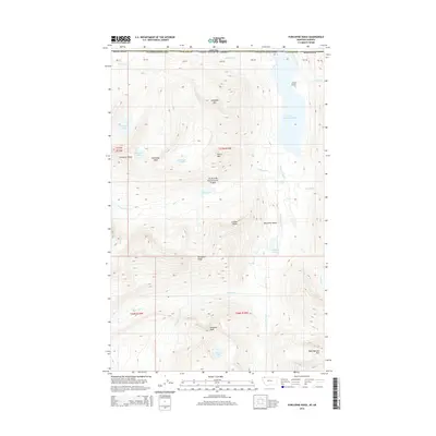 2014 Map of Porcupine Ridge, 2014 Print
