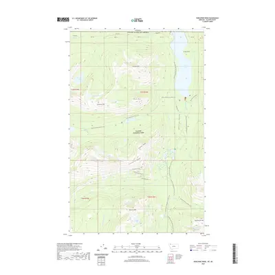 2020 Map of Porcupine Ridge, 2020 Print