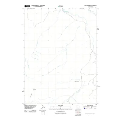 2010 Map of Porcupine Ridge, 2010 Print