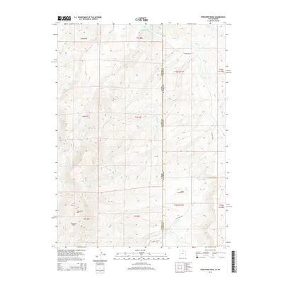 2014 Map of Porcupine Ridge, 2014 Print