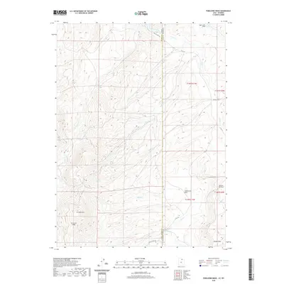 2020 Map of Porcupine Ridge, 2020 Print