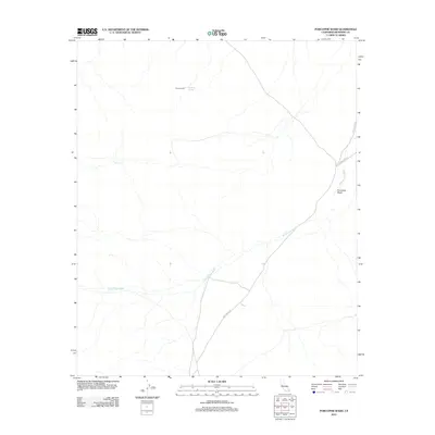 2012 Map of Porcupine Wash, 2012 Print