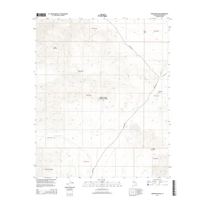 2015 Map of Porcupine Wash, 2015 Print