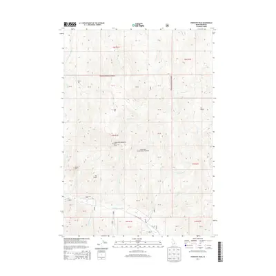 2013 Map of Porphyry Peak, 2013 Print