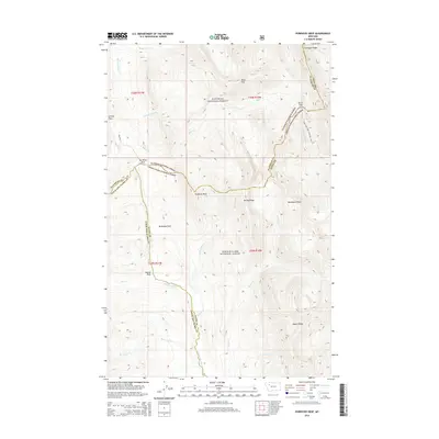 2014 Map of Porphyry Reef, 2014 Print