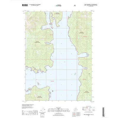 2017 Map of Port Alexander A-1 NE, 2017 Print