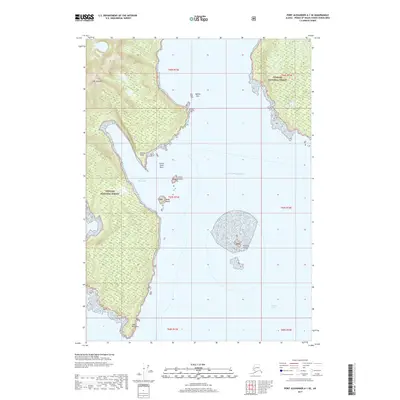 2017 Map of Port Alexander A-1 SE, 2017 Print