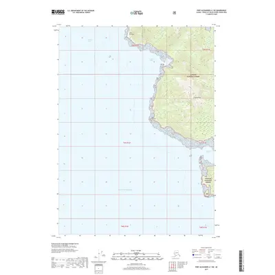 2017 Map of Port Alexander A-1 SW, 2017 Print