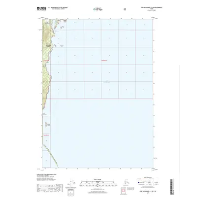 2017 Map of Port Alexander A-2 NW, 2017 Print