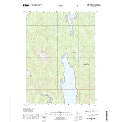 2017 Map of Port Alexander B-1 SE, 2017 Print