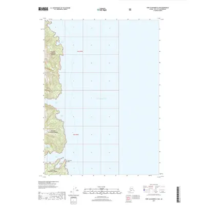 2017 Map of Port Alexander B-2 NW, 2017 Print