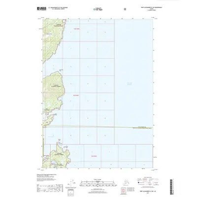 2017 Map of Port Alexander B-2 SW, 2017 Print