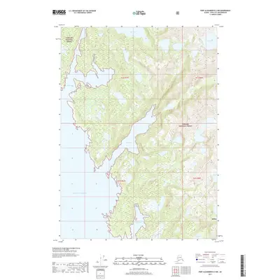 2017 Map of Port Alexander B-3 NW, 2017 Print