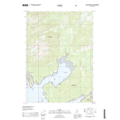 2017 Map of Port Alexander C-1 NW, 2017 Print