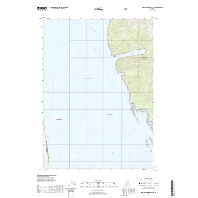 2017 Map of Port Alexander C-2 NE, 2017 Print