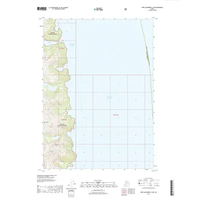 2017 Map of Port Alexander C-2 NW, 2017 Print