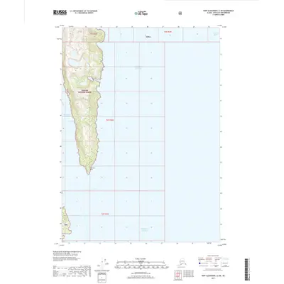 2017 Map of Port Alexander C-2 SW, 2017 Print