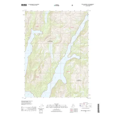 2017 Map of Port Alexander C-3 NW, 2017 Print
