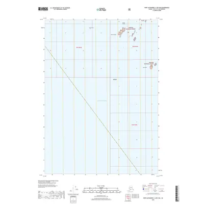 2018 Map of Port Alexander C-4 OE W NE, 2018 Print