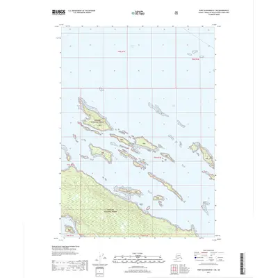 2017 Map of Port Alexander D-1 NE, 2017 Print