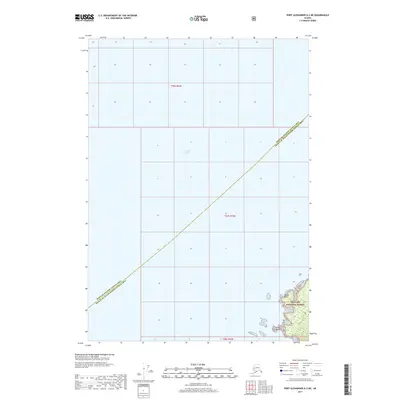 2017 Map of Port Alexander D-2 NE, 2017 Print