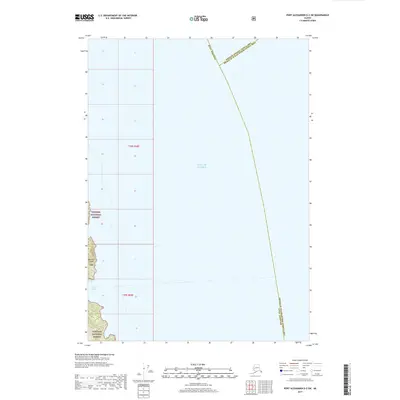 2017 Map of Port Alexander D-2 SW, 2017 Print