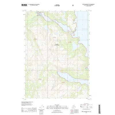 2017 Map of Port Alexander D-3 SE, 2017 Print