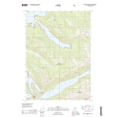 2017 Map of Port Alexander D-4 NW, 2017 Print