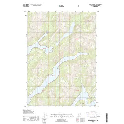 2017 Map of Port Alexander D-4 SE, 2017 Print