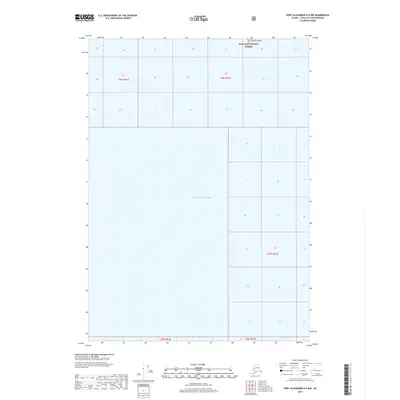 2017 Map of Port Alexander D-5 NW, 2017 Print