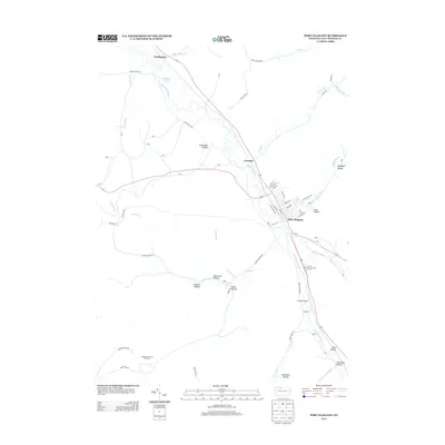 2013 Map of Port Allegany, 2013 Print