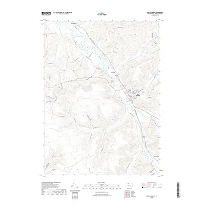 2019 Map of Port Allegany, 2019 Print