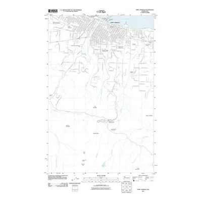 2011 Map of Port Angeles, 2011 Print