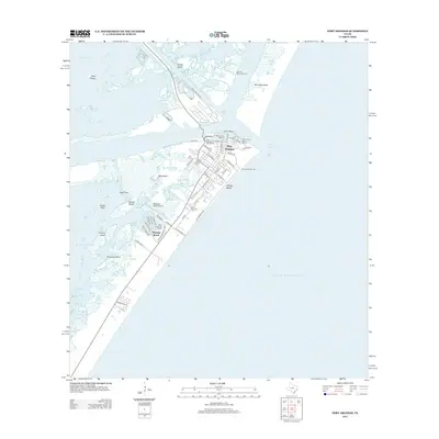 2013 Map of Port Aransas, 2013 Print